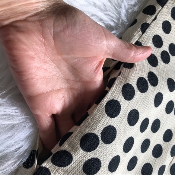 J.Crew Black Polka Dot Sheath Dress with Pockets - Picture 5 of 7